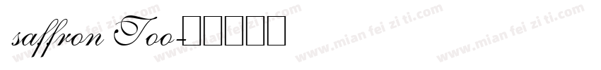 saffron Too字体转换